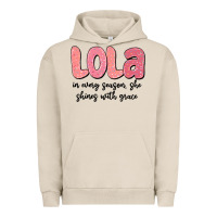Pigment French Oak lola in every season, she shines with grace Urban Hoodie - MaliasSmallBusiness