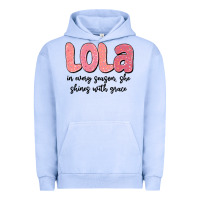Pigment Grape Ice lola in every season, she shines with grace Urban Hoodie - MaliasSmallBusiness
