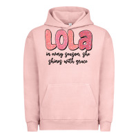 Pigment Salmon lola in every season, she shines with grace Urban Hoodie - MaliasSmallBusiness