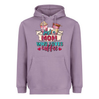 Lavender just a mom who loves coffee Heavyweight Hoodie - Zillion Design Studio