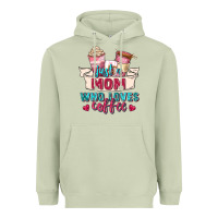Matcha just a mom who loves coffee Heavyweight Hoodie - Zillion Design Studio