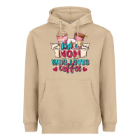 Mushroom just a mom who loves coffee Heavyweight Hoodie - Zillion Design Studio