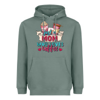 Sage just a mom who loves coffee Heavyweight Hoodie - Zillion Design Studio