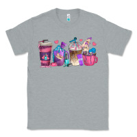 Heather Grey nail hustler coffee cups Classic Tee - texasbilliewilder