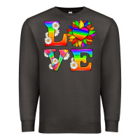Smoke love and sunflower Premium Sweatshirt - HRA Design Shop