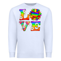 White love and sunflower Premium Sweatshirt - HRA Design Shop