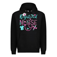 Black registered nurse rn Premium Hoodie - BarkalooDesign