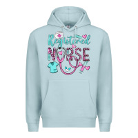 Blue Mist registered nurse rn Premium Hoodie - BarkalooDesign