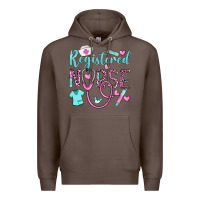 Coffee registered nurse rn Premium Hoodie - BarkalooDesign