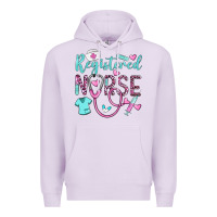 Lilac registered nurse rn Premium Hoodie - BarkalooDesign