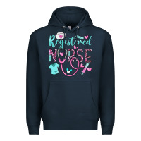 Navy registered nurse rn Premium Hoodie - BarkalooDesign