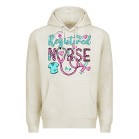 Oatmeal Heather registered nurse rn Premium Hoodie - BarkalooDesign