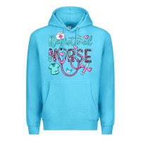 Ocean Blue registered nurse rn Premium Hoodie - BarkalooDesign