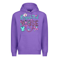 Purple registered nurse rn Premium Hoodie - BarkalooDesign