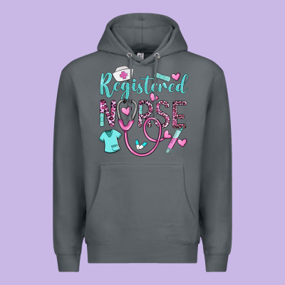Registered Nurse Rn Premium Hoodie Designed By Barkaloodesign