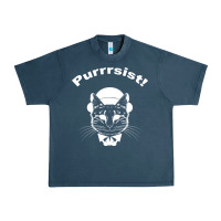 Midnight Navy Purrrsist Urban Heavy Tee - Bettercallsaul