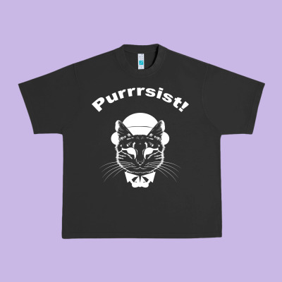 Purrrsist Urban Heavy Tee Designed By Bettercallsaul