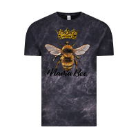 Cloud Black mama bee with crown Vintage Tee - Artiststas
