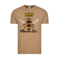 Mama Bee With Crown Vintage Tee | Teevron