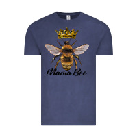 Vintage Denim mama bee with crown Vintage Tee - Artiststas