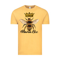 Vintage Mustard mama bee with crown Vintage Tee - Artiststas