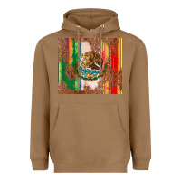 Toasted Coconut mexican flag serape Heavyweight Hoodie - CTS Tumbler Store