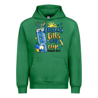 Emerald down syndrome jesus fills my cup Urban Hoodie - MaliasSmallBusiness