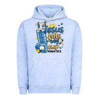 Pigment Grape Ice down syndrome jesus fills my cup Urban Hoodie - MaliasSmallBusiness