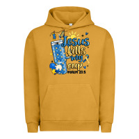 Pigment Peanut Butter down syndrome jesus fills my cup Urban Hoodie - MaliasSmallBusiness
