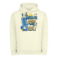 Pigment Pistachio down syndrome jesus fills my cup Urban Hoodie - MaliasSmallBusiness