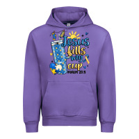 Tulip down syndrome jesus fills my cup Urban Hoodie - MaliasSmallBusiness