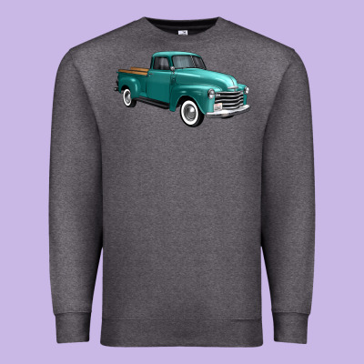 Western Truck Right 34 View Premium Sweatshirt Designed By Fadigitalartstudio