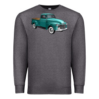 Charcoal Heather western truck right 34 view Premium Sweatshirt - FaDigitalArtStudio