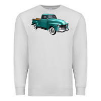 Dove Grey western truck right 34 view Premium Sweatshirt - FaDigitalArtStudio