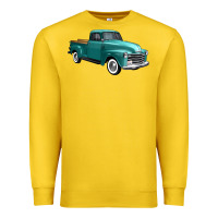 Lemon western truck right 34 view Premium Sweatshirt - FaDigitalArtStudio