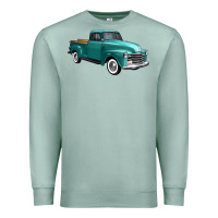Seafoam western truck right 34 view Premium Sweatshirt - FaDigitalArtStudio