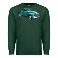 Sports Green western truck right 34 view Premium Sweatshirt - FaDigitalArtStudio