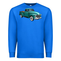 True Royal western truck right 34 view Premium Sweatshirt - FaDigitalArtStudio