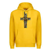 Lemon cross with thorn Premium Hoodie - BarkalooDesign