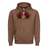Chestnut this is as jolly  as i get Zipper Hoodie - RanaPortraitStore