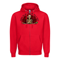 Red this is as jolly  as i get Zipper Hoodie - RanaPortraitStore