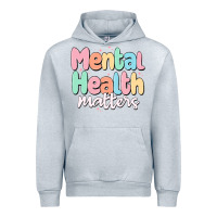 Heather Grey mental health matters Urban Hoodie - MaliasSmallBusiness