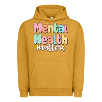 Pigment Peanut Butter mental health matters Urban Hoodie - MaliasSmallBusiness