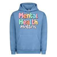 Pigment Pebble Blue mental health matters Urban Hoodie - MaliasSmallBusiness