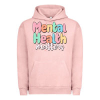 Pigment Salmon mental health matters Urban Hoodie - MaliasSmallBusiness