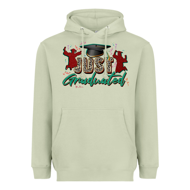 Just Graduated Heavyweight Hoodie by Zillion Design Studio | Teevron