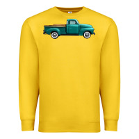 Lemon western truck right side view Premium Sweatshirt - FaDigitalArtStudio