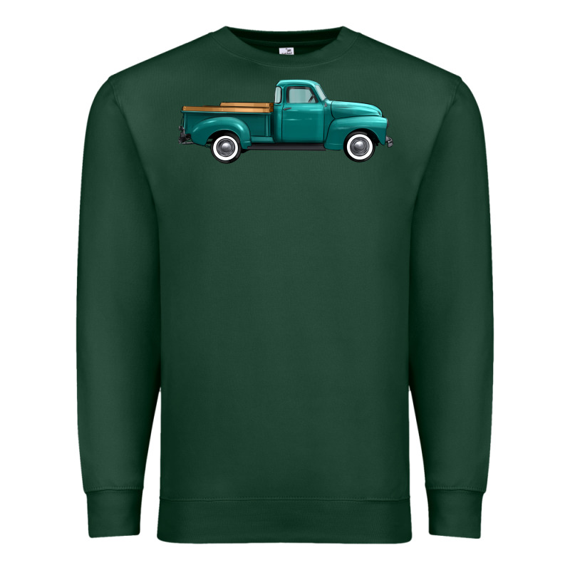Western Truck Right Side View Premium Sweatshirt by FaDigitalArtStudio | Teevron