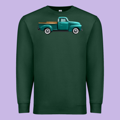 Western Truck Right Side View Premium Sweatshirt Designed By Fadigitalartstudio