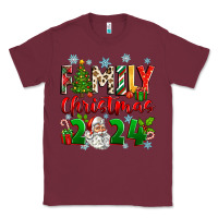 Burgundy family christmas 2024 Classic Tee - Zillion Design Studio